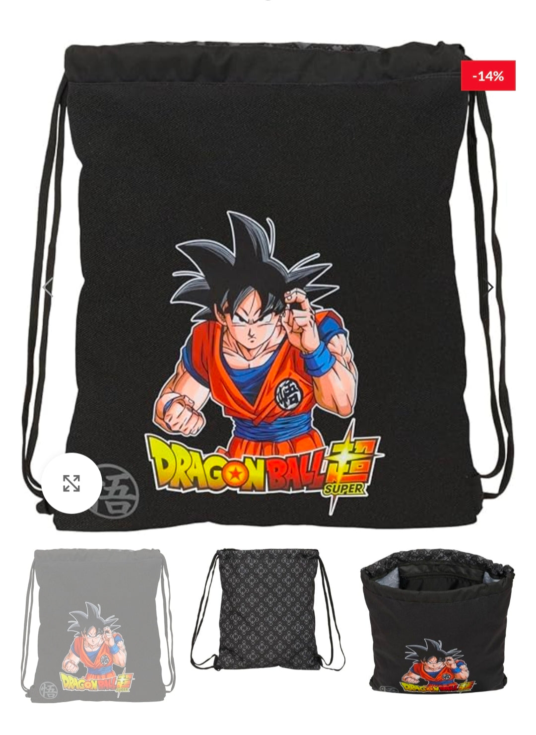 Saco dragon ball